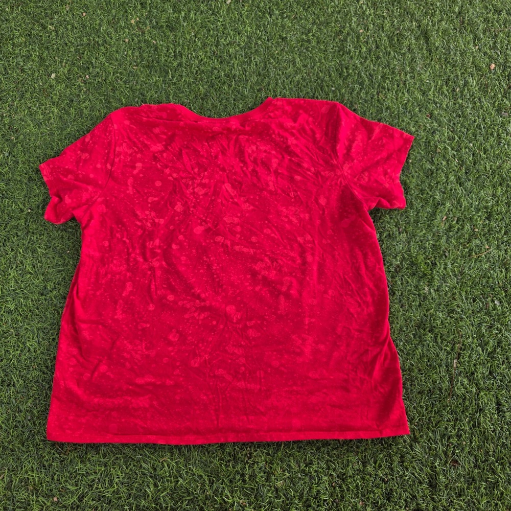 Nickelodeon Hey Arnold Red Bleach Splatter Graphic T-Shirt XXL Mens 2021 Retro - Picture 2 of 6